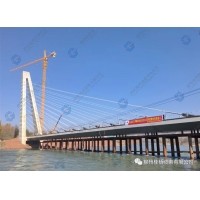 甘肃洮河国家湿地公园斜拉桥
