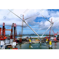柳州桂桥缆索参建全球单体容量最大漂浮式风电平台