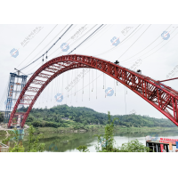 白马渠江特大桥顺利合龙