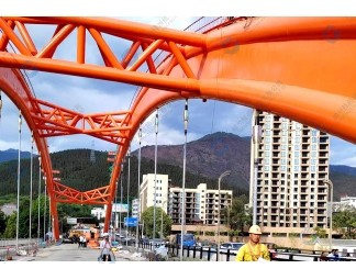 四川省德昌县彩虹桥吊杆更换