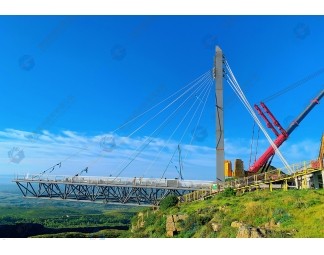 草原天路景区斜拉索